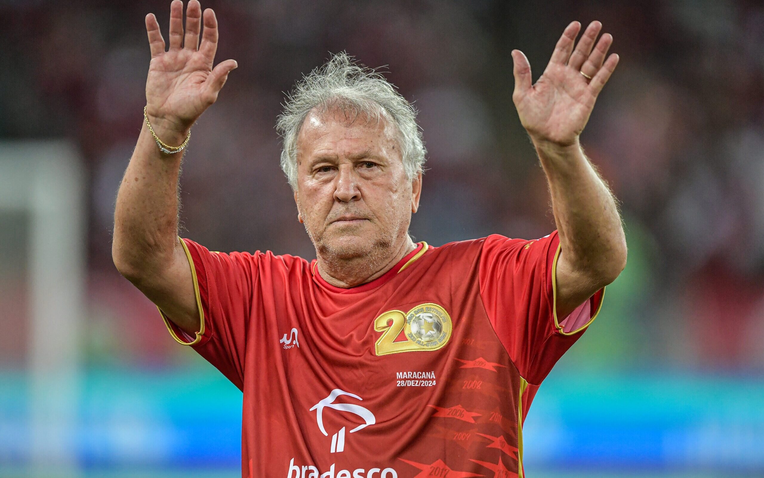 Partida do Coração: Zico e ex-rubro-negros reúnem ídolos do Brasil e da Itália no Maracanã